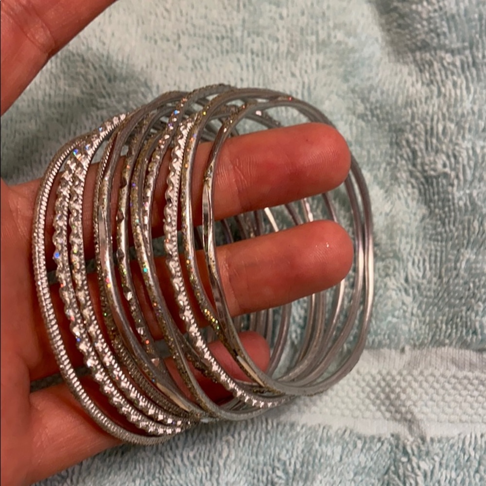 Silver Bangle Bracelets